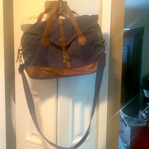 Blue Merona Briefcase/Travel Bag